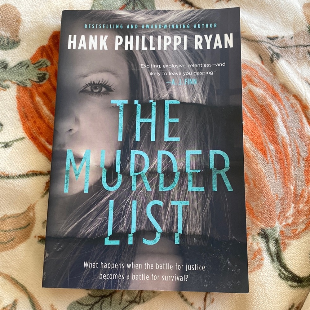 Suspenseful fiction book